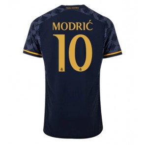 Real Madrid Luka Modric #10 Venkovní Dres 2023-24 Krátký Rukáv
